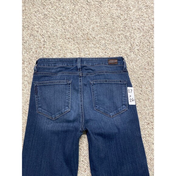 27 PAIGE Verdugo Ankle Dark Wash Skinny - Picture 4 of 7